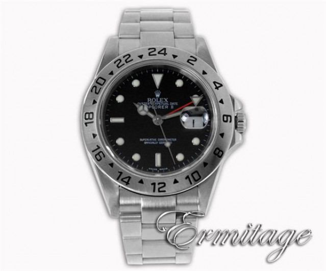 Pre-Owned Rolex Explorer II 16570 Steel Year 2004